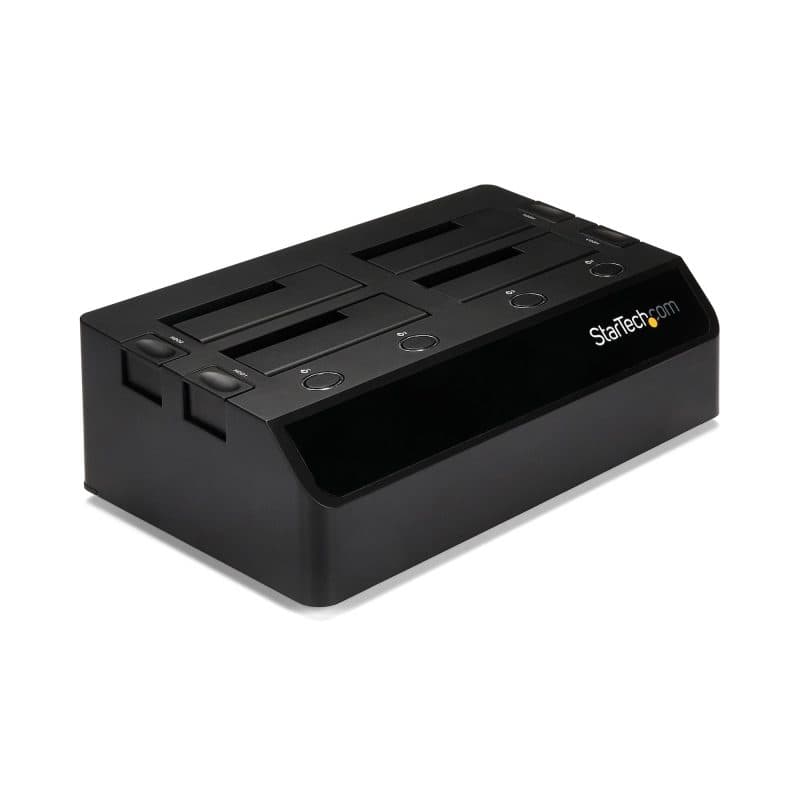 Docking station USB 3.0 con 4 vani SATA 6 Gbps da 2,5 e 3,5 pollici per HDD e SSD - StarTech.com