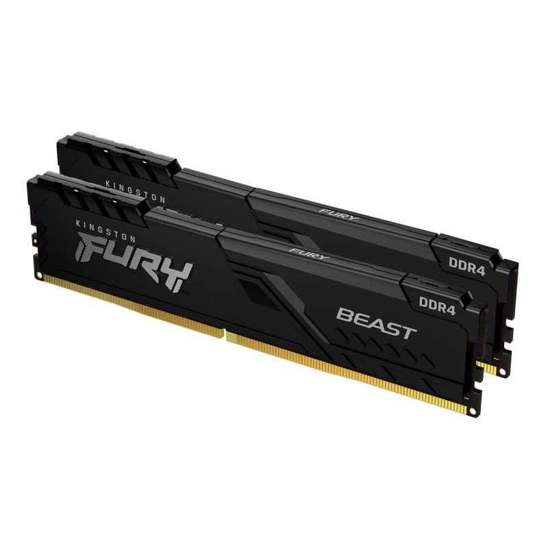 Memoria RAM 64GB (kit da 2) DDR4 3600 MT/s CL18 DIMM nero - Kingston Fury Beast