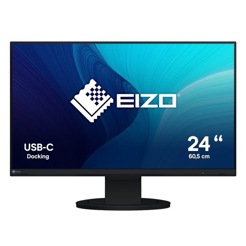 Monitor LED 60,5 cm (23.8 pollici) 1920 x 1080 pixel Full HD nero - Eizo FlexScan EV2480-BK