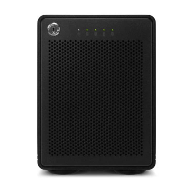Enclosure storage esterno 4 bay RAID 5 con doppia porta Thunderbolt 3 per 4 HDD da 3,5 o 2,5 pollici - OWC ThunderBay 4