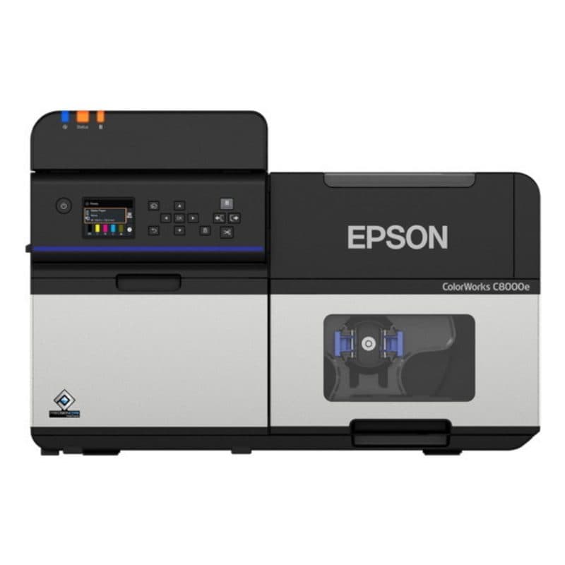 Stampante per etichette a getto d'inchiostro a colori 600 x 1200 dpi 300 mm/s con e senza cavo - Epson ColorWorks C8000e (BK)