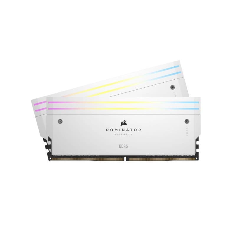 Memoria RAM 32 GB (2 x 16 GB) DDR5 6000 MHz - Corsair Dominator Titanium CMP32GX5M2B6000C30W
