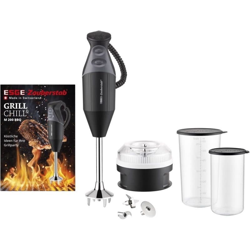 Frullatore ad immersione 200 W nero, cromo - ESGE M 200 BBQ