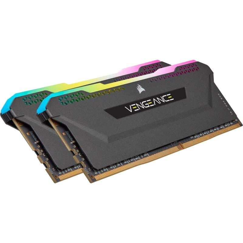Memoria RAM 32 GB (2 x 16 GB) DDR4 3200 MHz - Corsair Vengeance RGB Pro CMH32GX4M2E3200C16