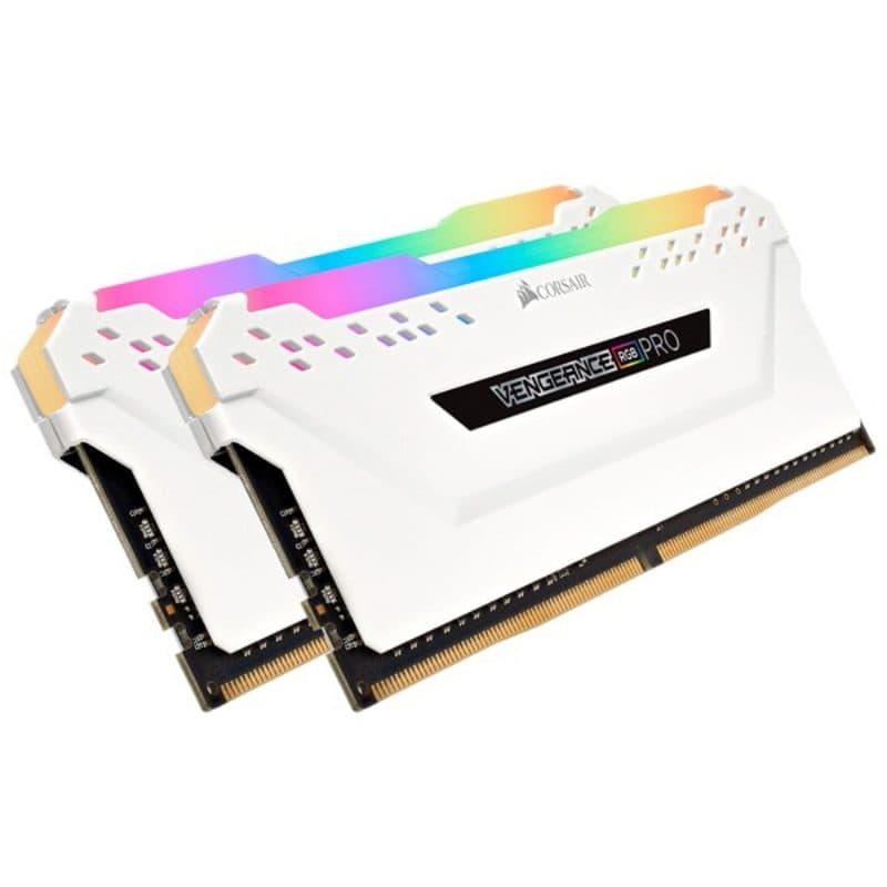Memoria RAM 32 GB (2 x 16 GB) DDR4 2666 MHz - Corsair Vengeance RGB Pro CMW32GX4M2A2666C16W