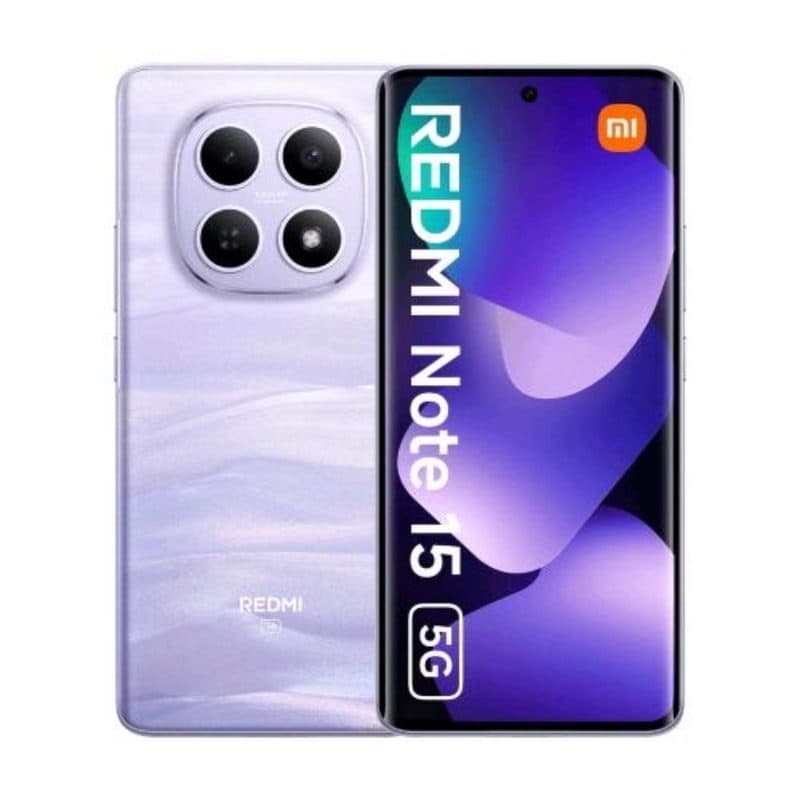 Smartphone 5G dual SIM 6.77 pollici octa core 8GB RAM 256GB viola Mist - Xiaomi Redmi Note 15