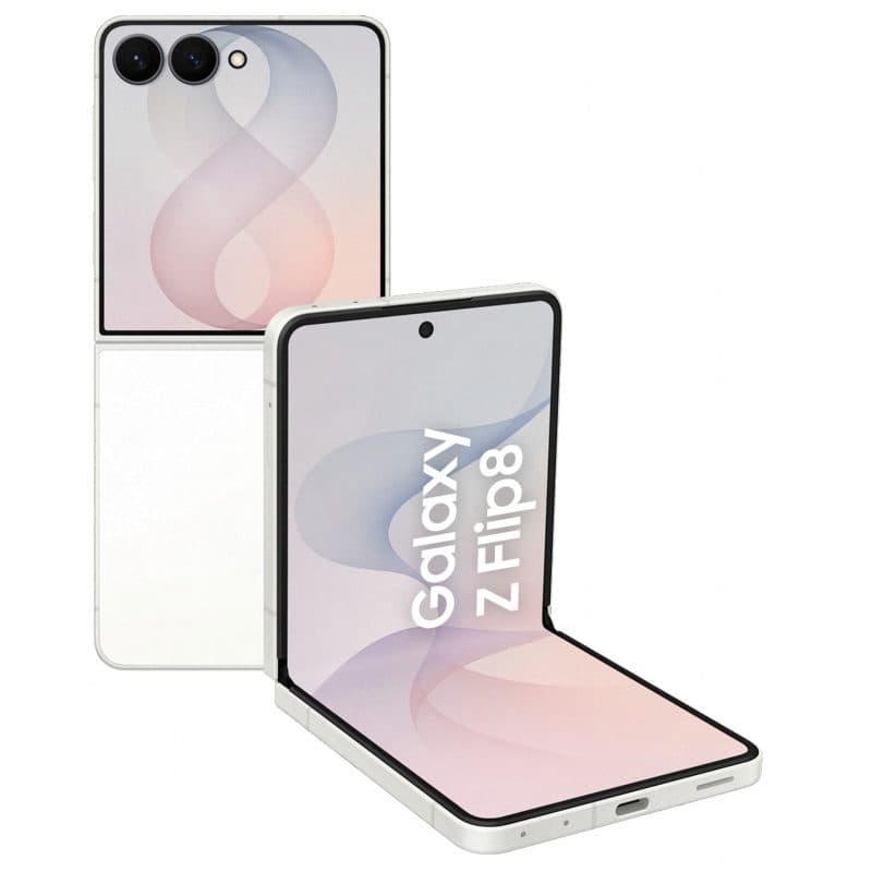 Smartphone 5G 17,5 cm (6.9 pollici) dual SIM USB-C 12GB/512GB 4300 mAh crema - Samsung Galaxy Z Flip8