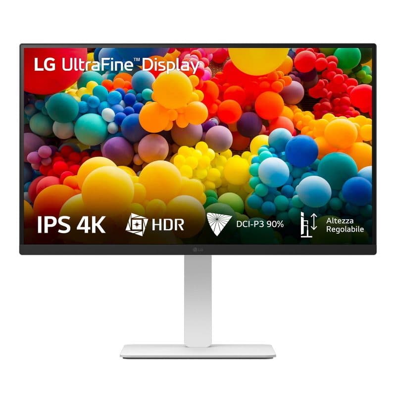 Monitor UHD 4K 27 pollici IPS HDR DCI-P3 - LG 27US550