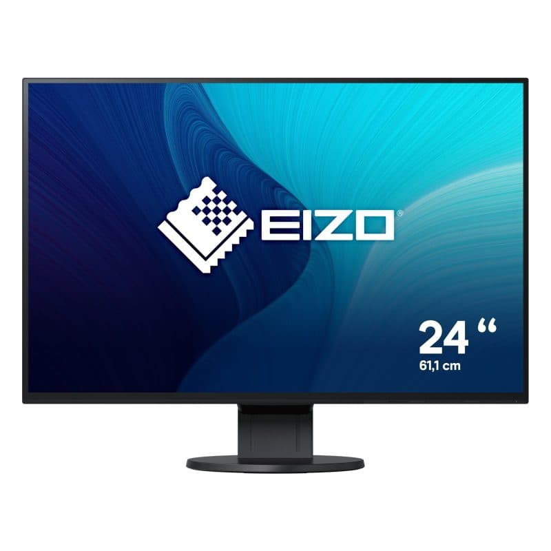 Monitor LED 61,2 cm (24.1 pollici) 1920 x 1200 pixel WUXGA nero - Eizo FlexScan EV2456-BK