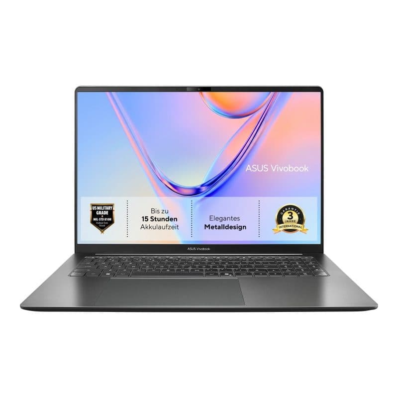 Notebook Intel Core 7 350 40,6 cm (16 pollici) WUXGA 16GB LPDDR5X SSD 256GB Wi-Fi 6 - ASUS Vivobook S16 S5652MA-TK092W