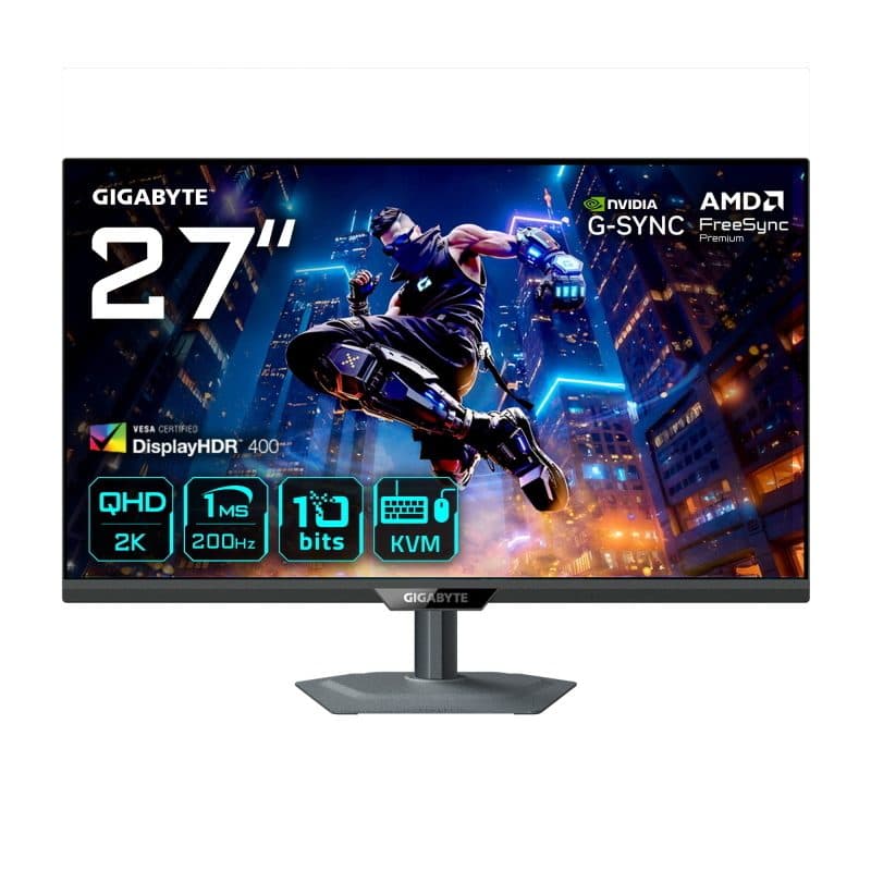Monitor gaming 27 pollici QHD 2560 x 1440 200Hz 1ms 350 cd/m² FreeSync Premium HDR400 - Gigabyte M27Q2 QD