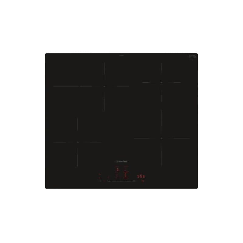 Piano cottura a induzione 4 fornelli da incasso 60 cm nero - Siemens iQ300 EH601HFB1E