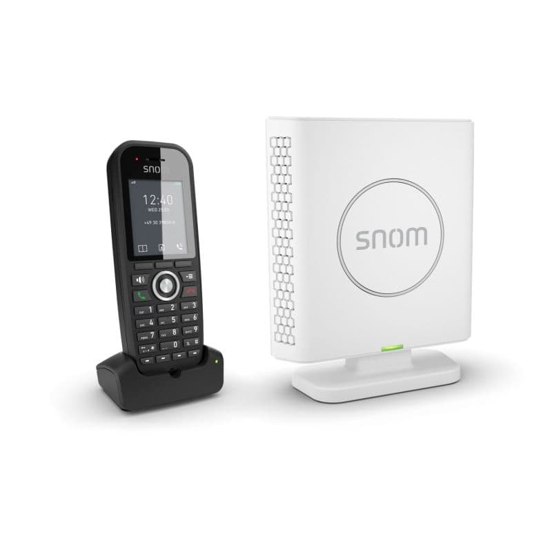 Telefono DECT con identificatore di chiamata nero, bianco - Snom M430