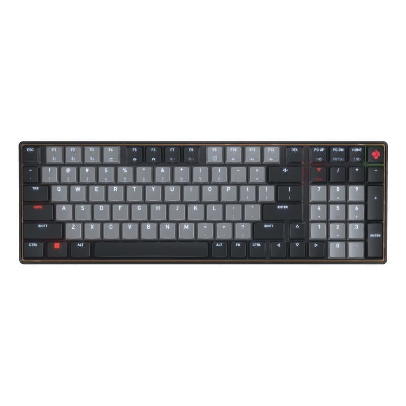 Tastiera casa/ufficio USB + Bluetooth QWERTY inglese US nero - Cherry KW 550 MX LP