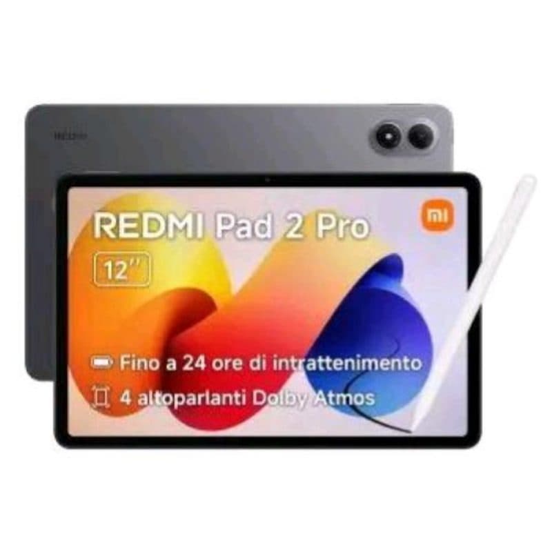 Tablet 12.1 pollici 2.5K octa core 6GB RAM 128GB Wi-Fi grigio con SmartPen inclusa - Xiaomi Redmi Pad 2 Pro