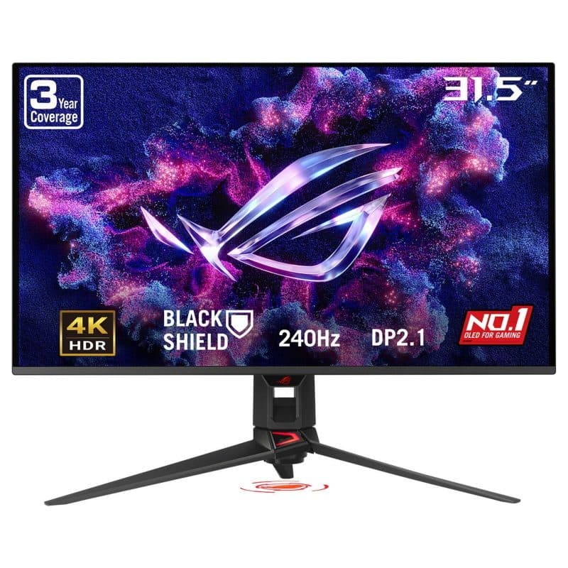 Asus rog swift oled pg32ucdm3 monitor pc 80 cm (31.5\) 3840 x 2160 pixel 4k ultra hd qd-oled nero