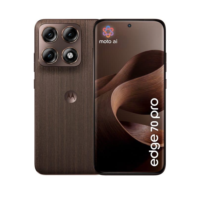Motorola edge 70 pro 17,2 cm (6.78\) doppia sim android 16.0 5g usb tipo-c 8 gb 256 gb 6500 mah legno