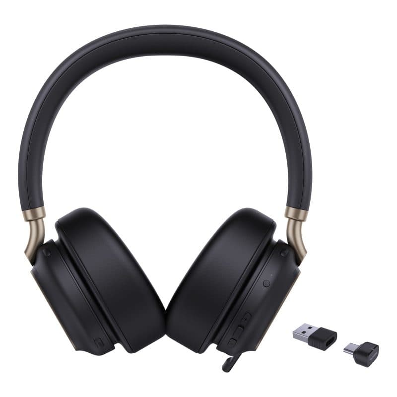 Yealink bh76 plus teams usb-c/a auricolare wireless a padiglione musica e chiamate usb type-c / usb type-a bluetooth nero
