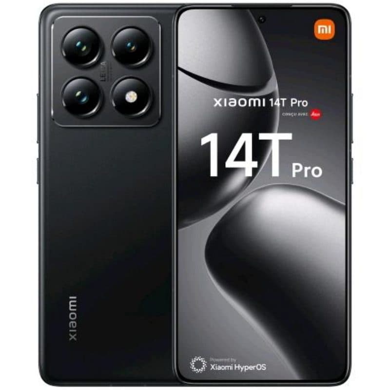 Xiaomi 14t pro 5g dual sim 6.67 octa core 512gb ram 12gb 5g europa titan black