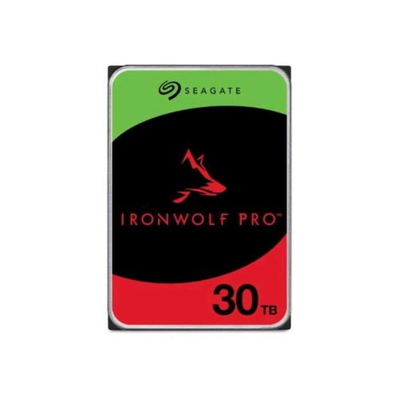 Seagate ironwolf pro hdd 30tb interno sata 6gb/s 3.5 cache 512mb 7.200rpm