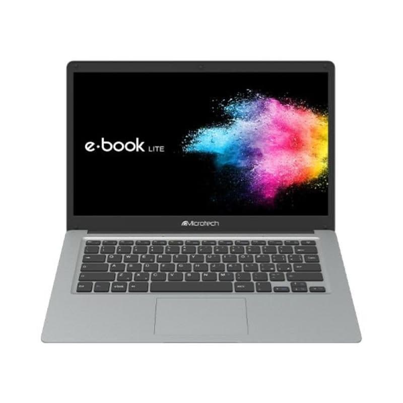 Notebook 14.1 pollici Intel Celeron N4020 1.1GHz 4GB RAM eMMC 64GB Windows 10 Pro Education grigio - Microtech e-Book Lite