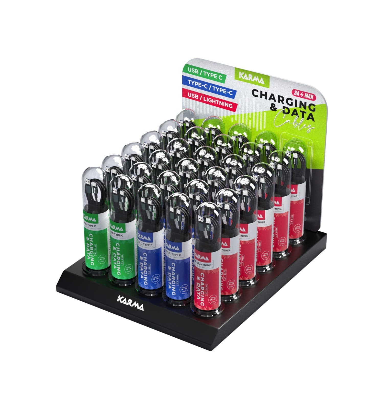Display 30 mixed cables - Karma ESP M 10