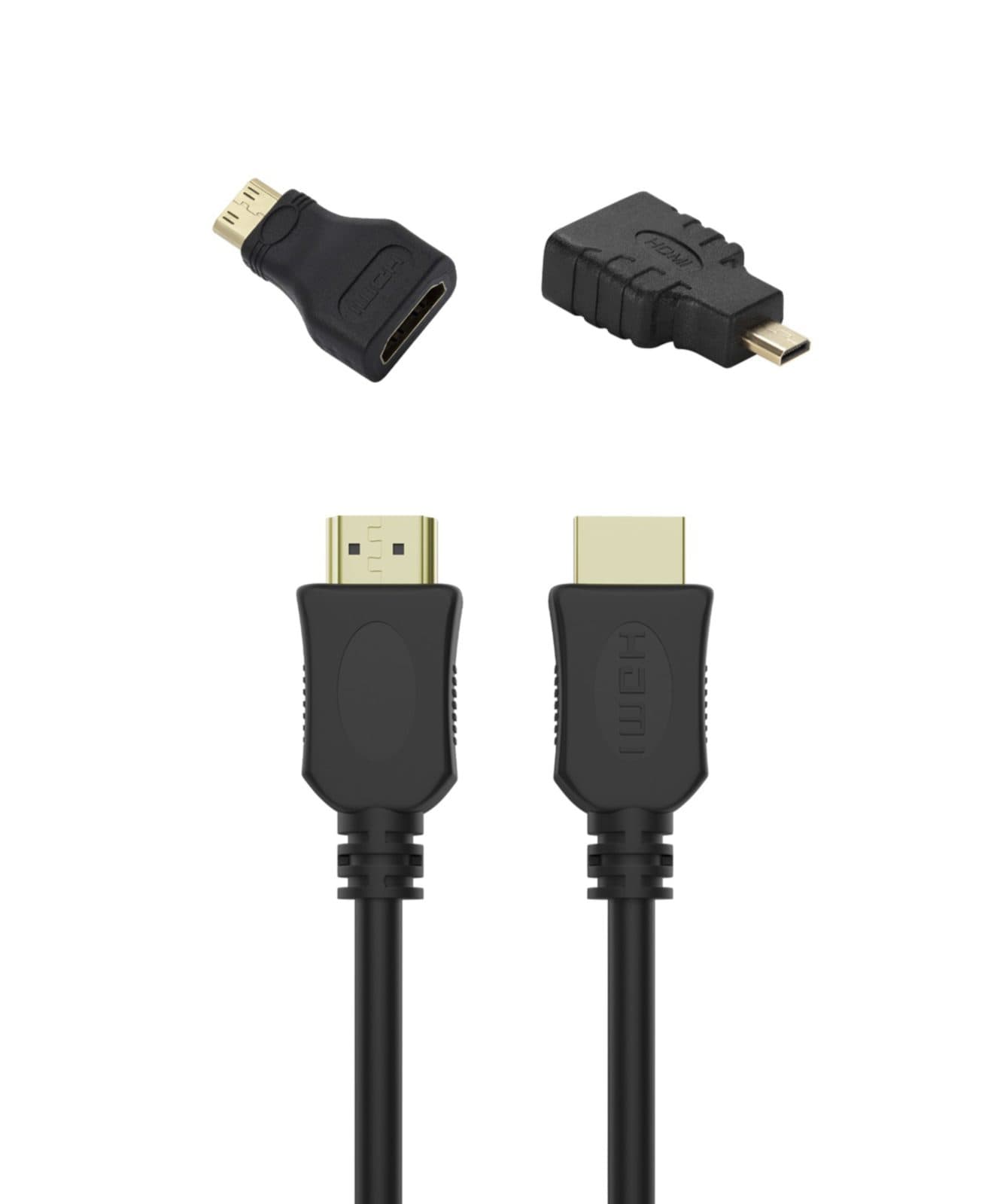 HDMI cable with adapters - Unique HD 9682