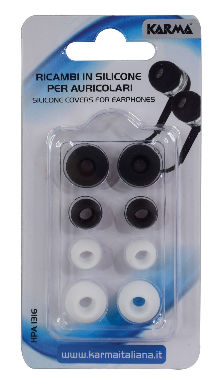 Silicone spare parts for earphones - Karma HPA 1316