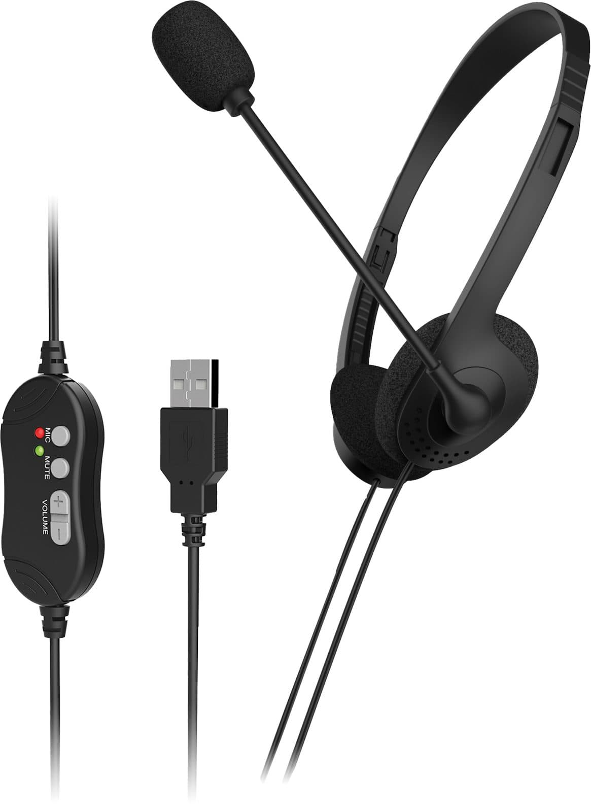USB headphone with microphone - Karma HPM 1138