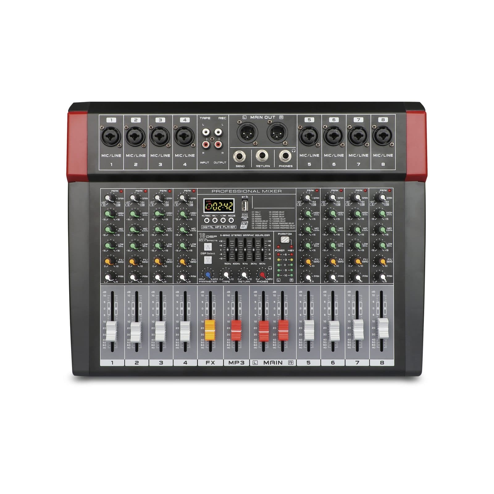 Microphone mixer 10 channels - Glemm MXP 10 C