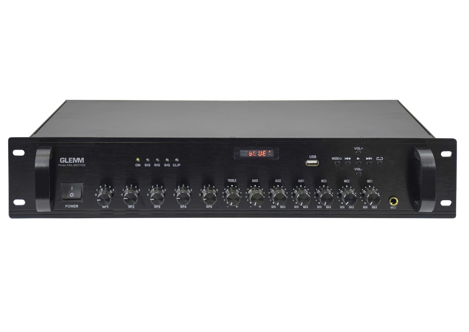 PA 360 W - 5 zone amplifier - Glemm PAA 360 TMZB