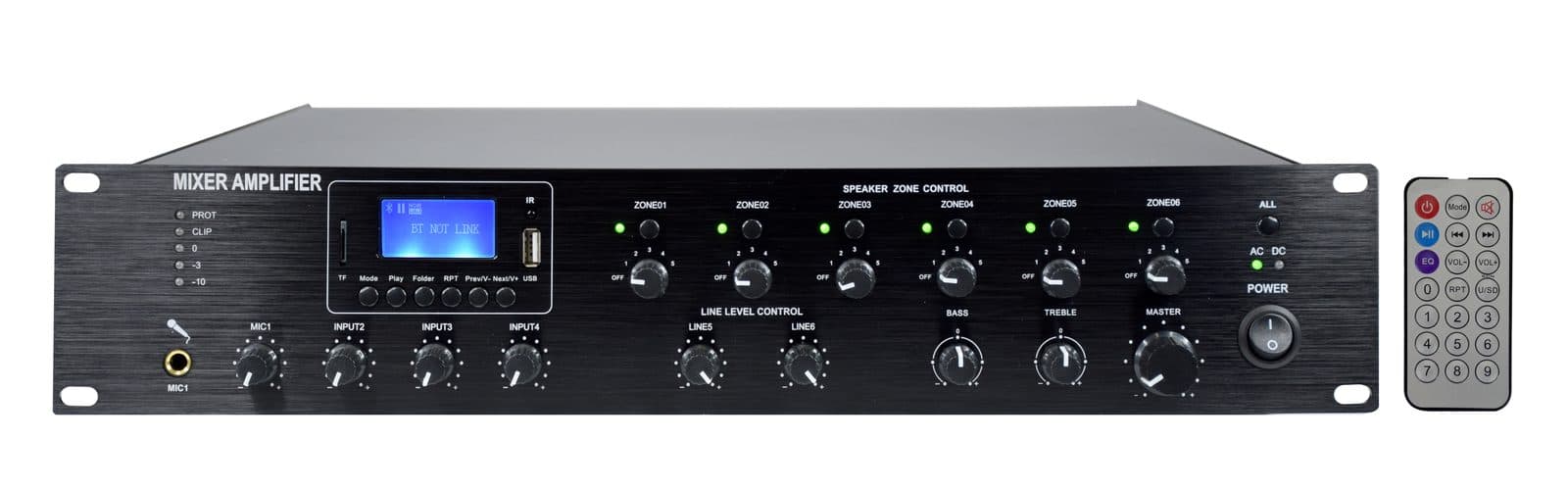 480 W - 6 zone amplifier - Glemm PAA 480 MZ