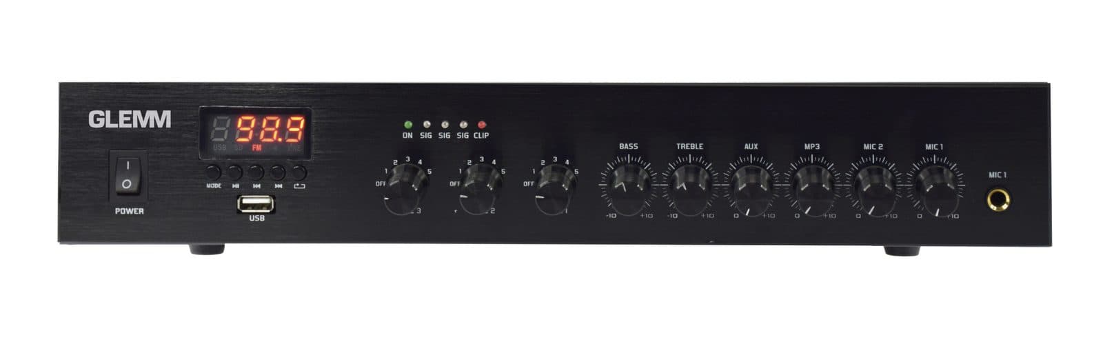 PA 720 W - 3 zone amplifier - Glemm PAA 720 TMZB