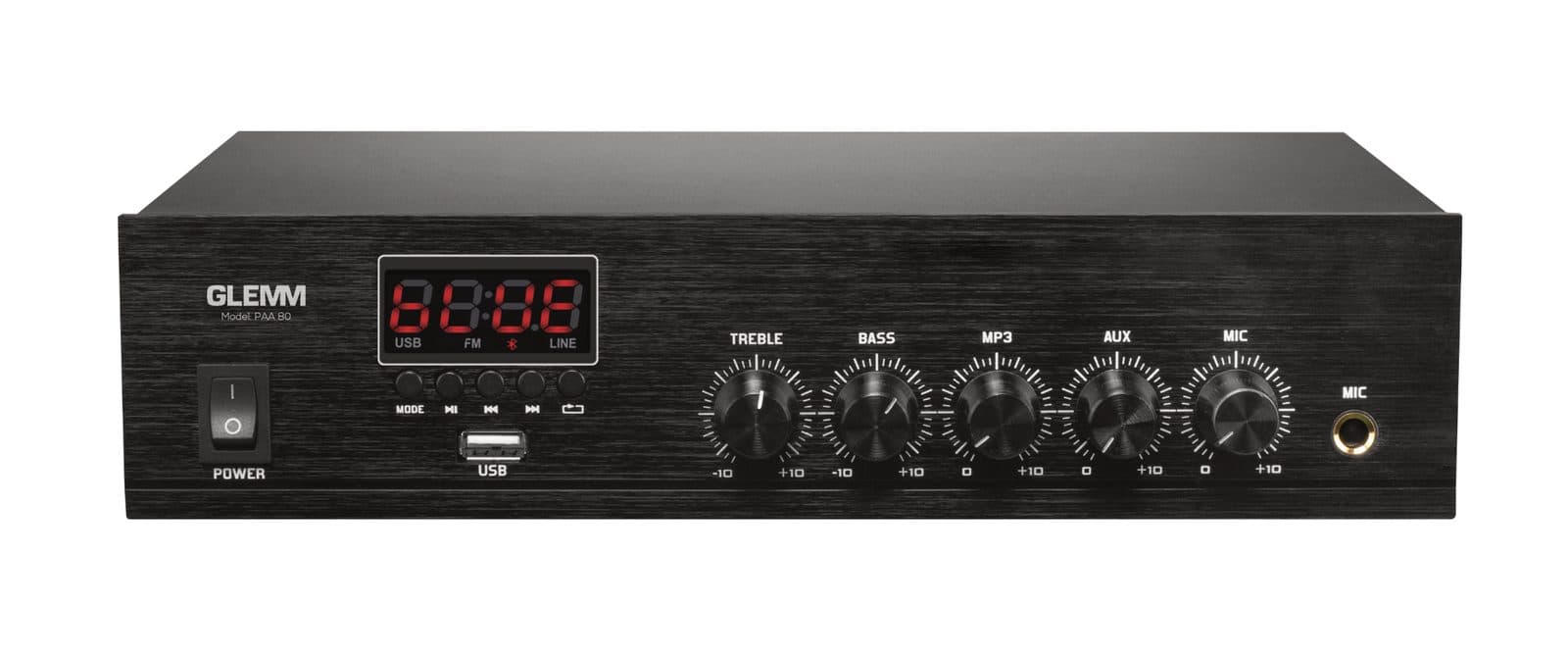 Mini amplifier - class D 80 W - Glemm PAA 80