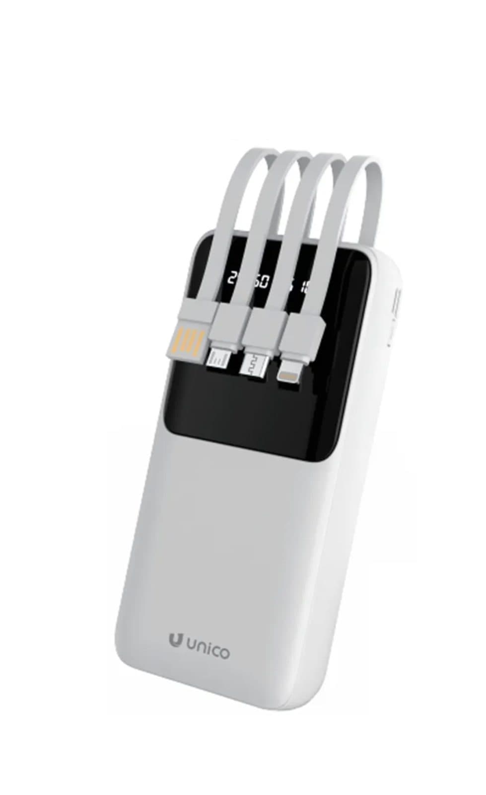 Power bank da 20000mAh con display digitale - Unico PB 1703