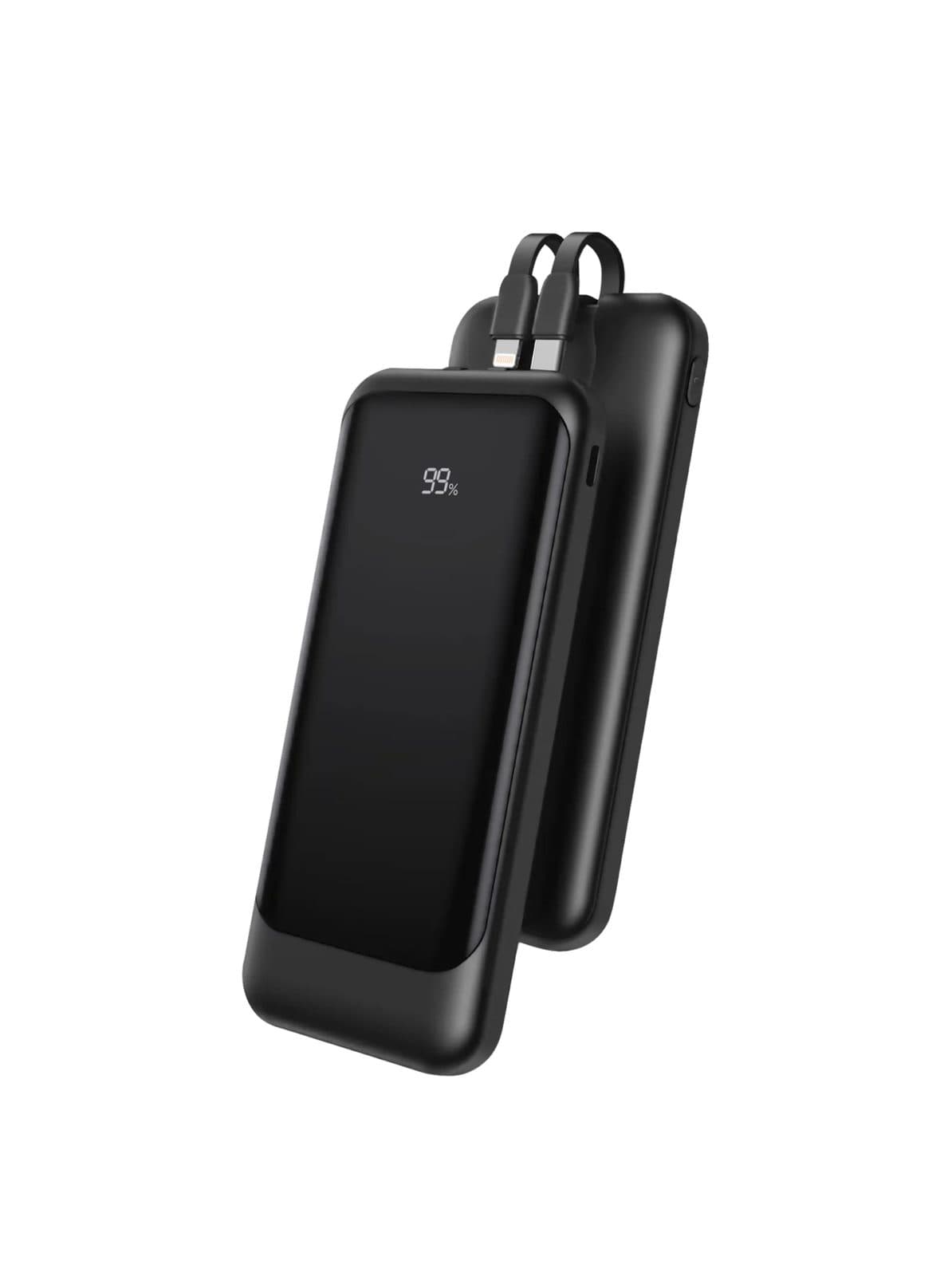 Quick charging power bank from 10000 mAh with cables - Single PB 3008