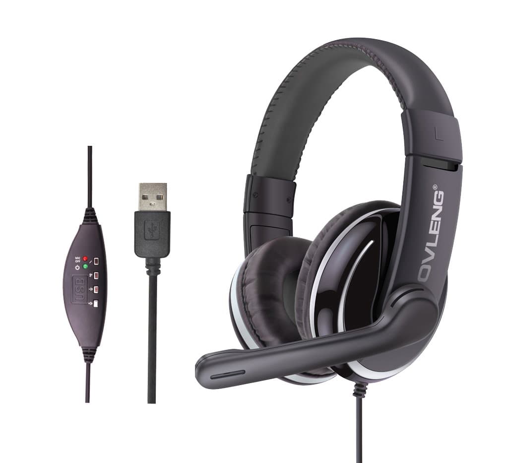 USB headphone with microphone - Ovleng Q 6 S