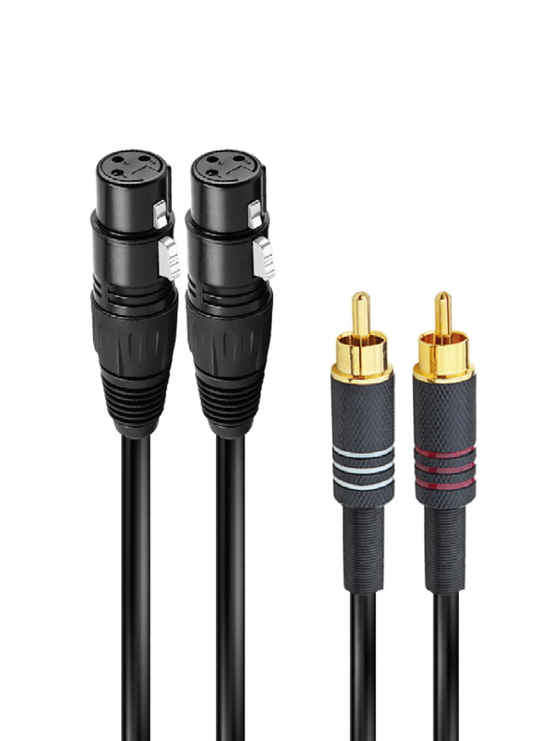 2 XRL audio cable f a 2 RCA m 1.5 m - RDM RDM C 171 - 5