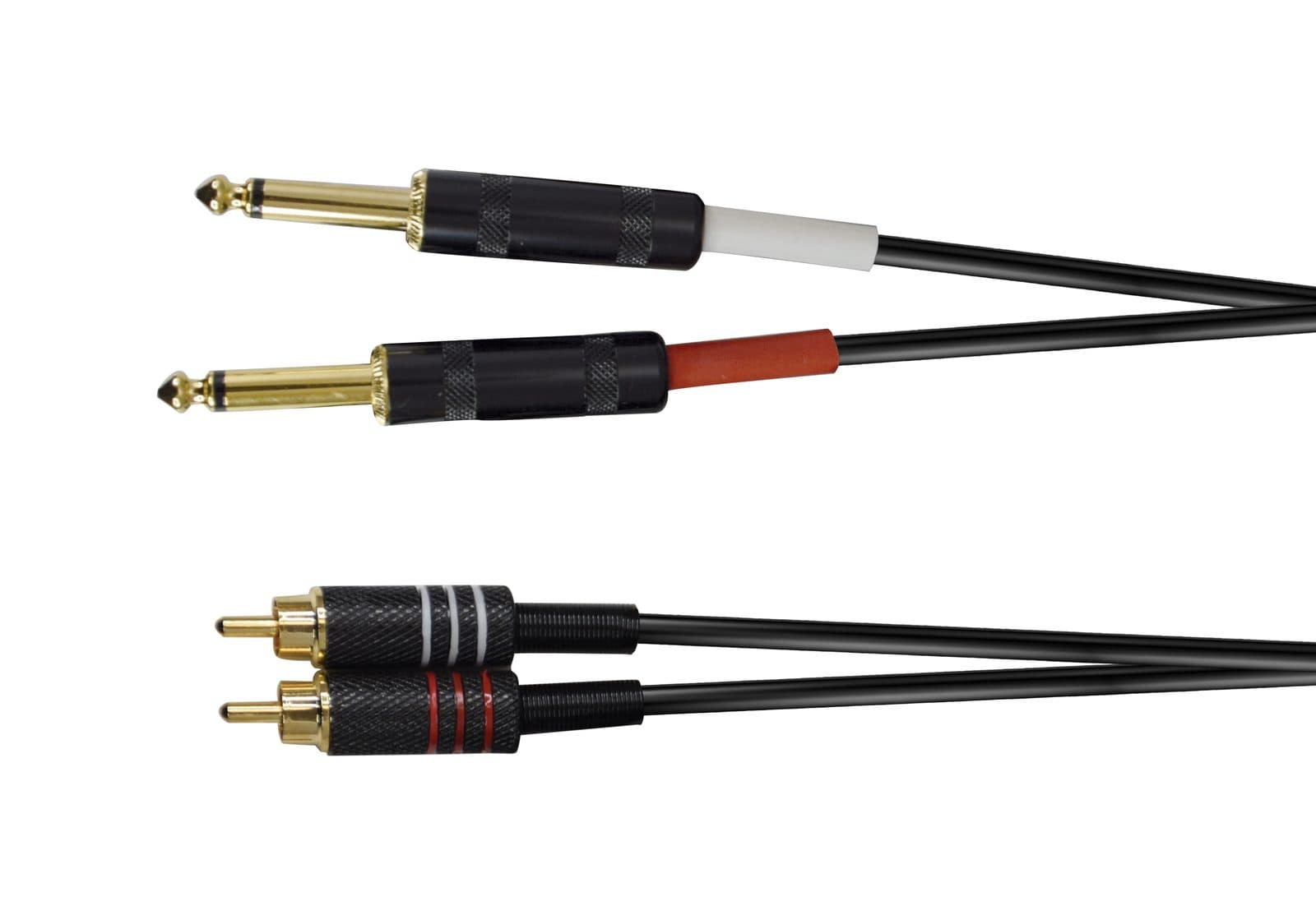2 cable x jack 6.3 mono / 2 xRCA M - RDM RDM C 83