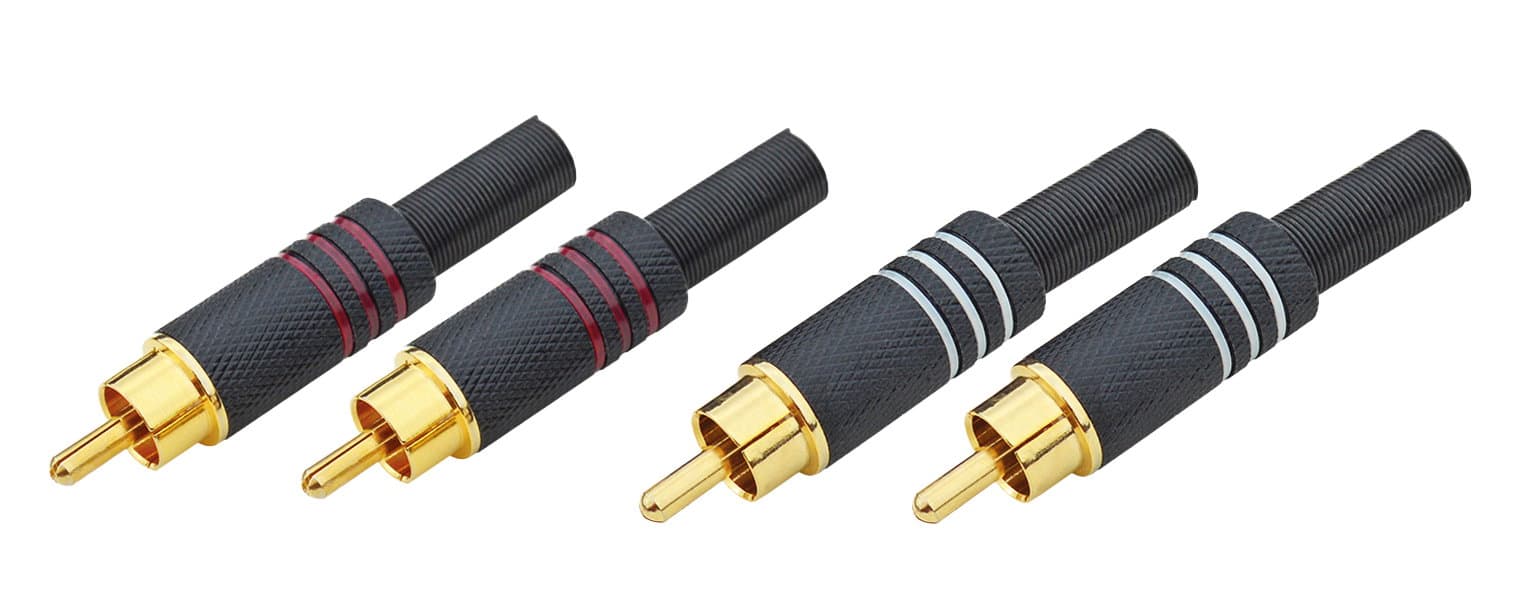 4 RCA M - Ridem RDM CN 2 connectors