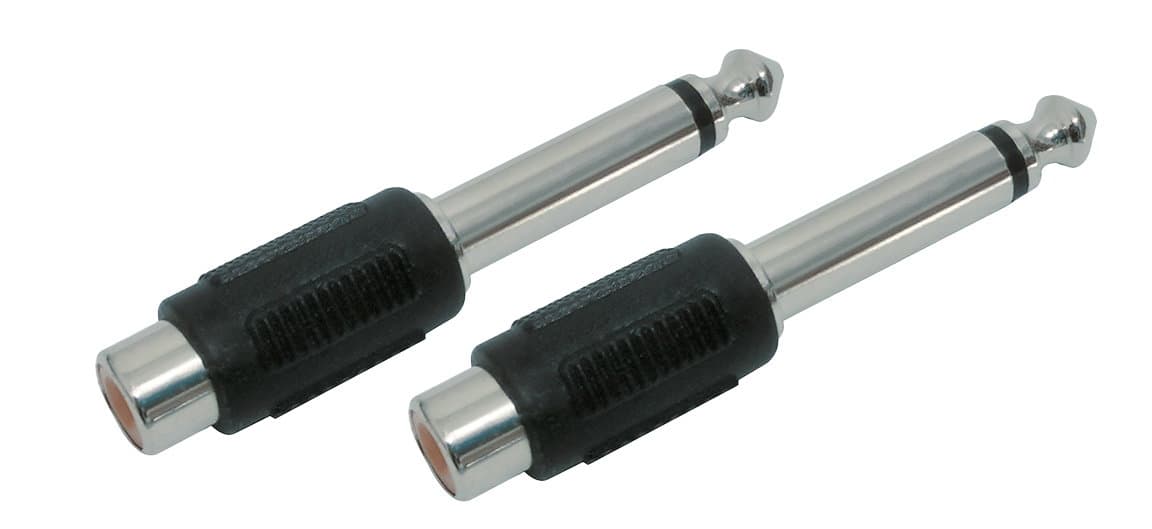 RCA adapters / Jack 6.3 mm mono - Ridem RDM CN 4